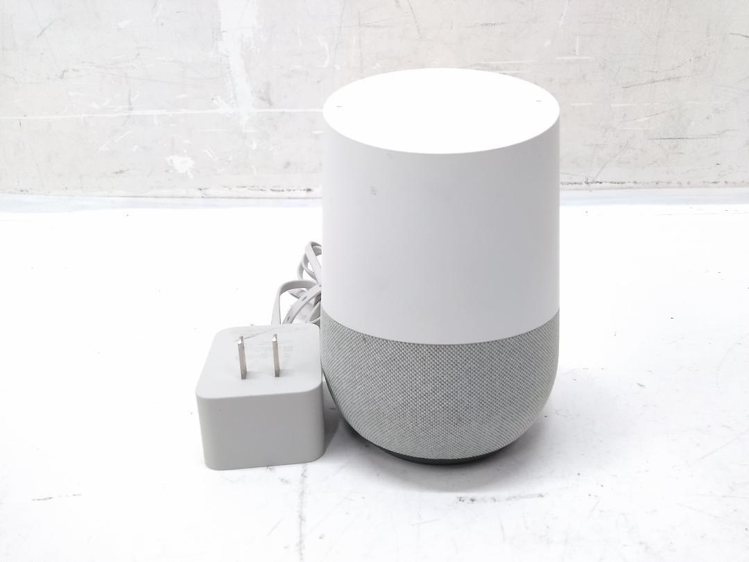 Google Home スマートスピーカー ホワイト・グレー Google Home Smart Speaker - Voice-Activated Assistant with