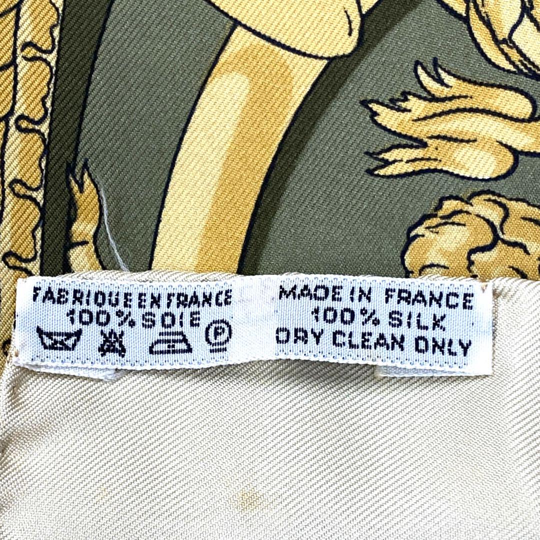 HERMES/エルメス クイーンの載冠式 シルク スカーフ c_079