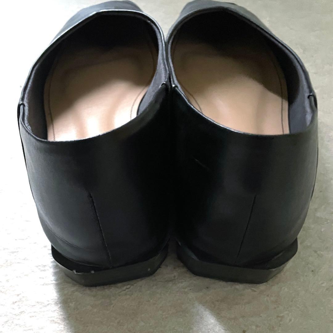 OHGA オーガ♡スクエア2wayパンプス ブラック 38 OHGA オーガ♡スクエア2wayパンプス ブラック 38