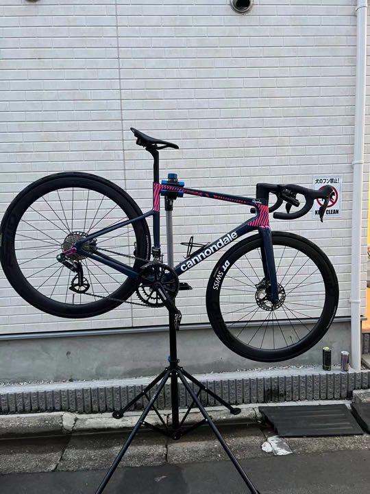 自転車本体 キャノンデールSupersix EVO Hi-Mod チームレプリカdi2 美品 【日本産】 【注意10/25ステム変更】CHROMAG STYLUS M size 26 自転車本体