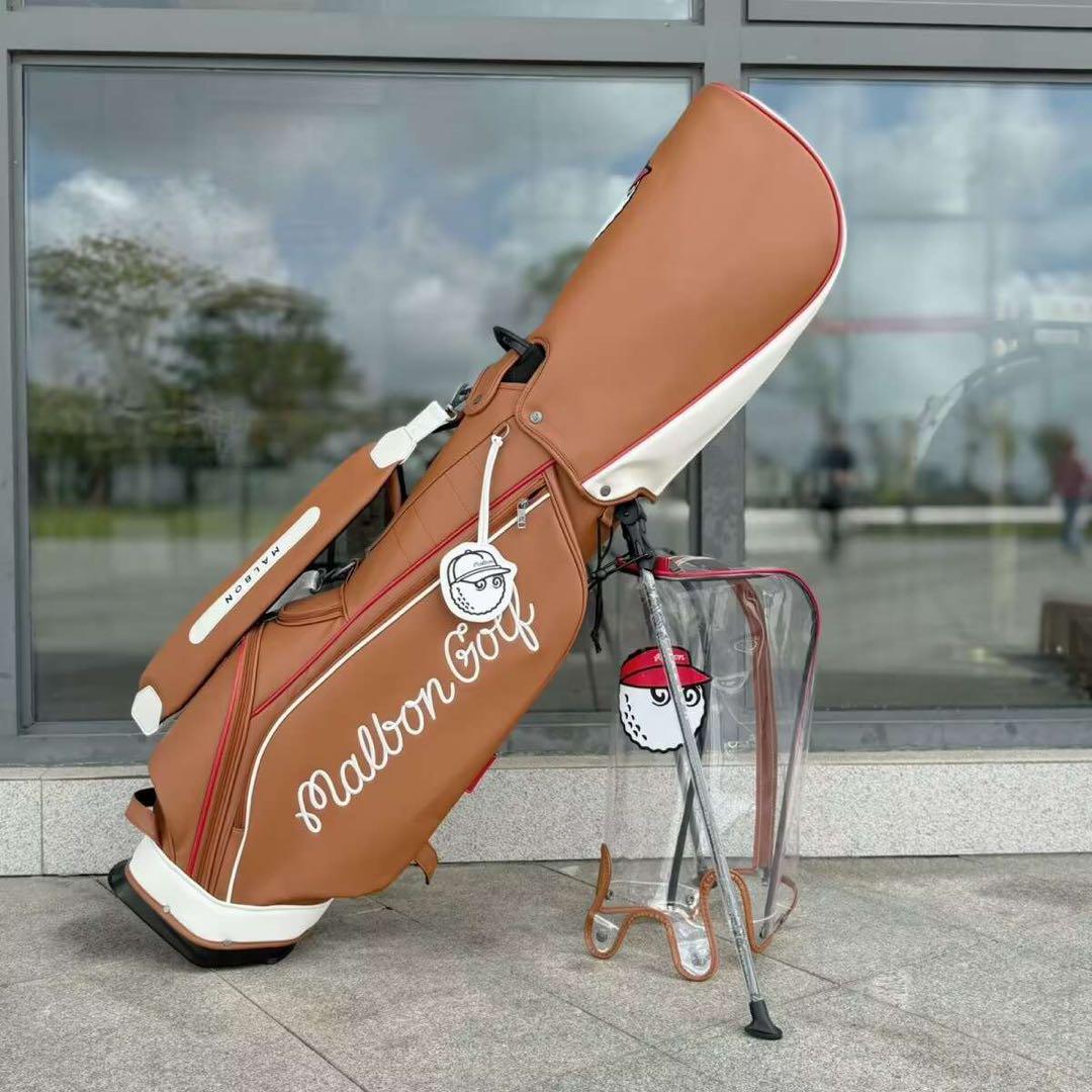 Malbon Golf スタンド付きゴルフバッグ マルボン キャディバッグ