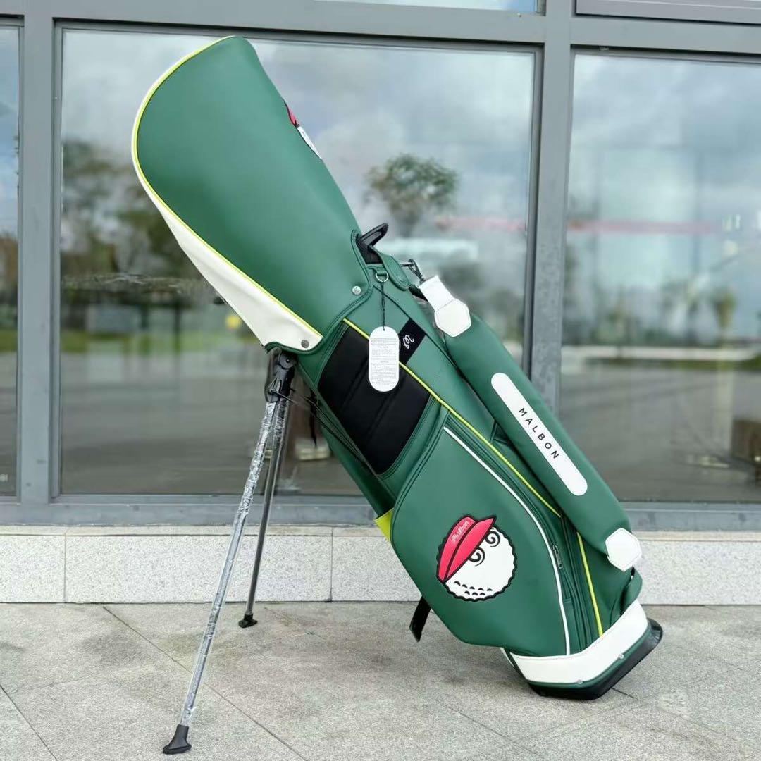 Malbon Golf スタンド付きゴルフバッグ マルボン キャディバッグ