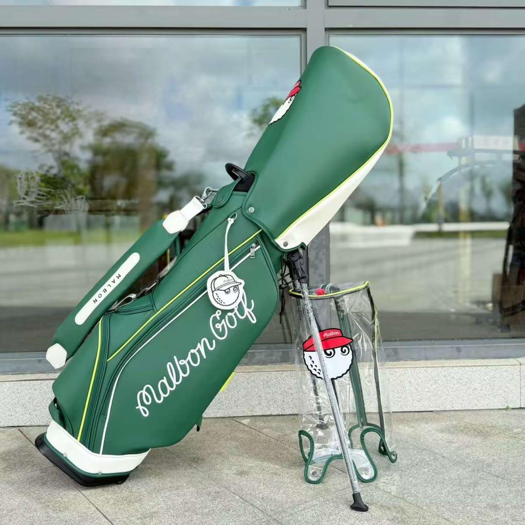 Malbon Golf スタンド付きゴルフバッグ マルボン キャディバッグ