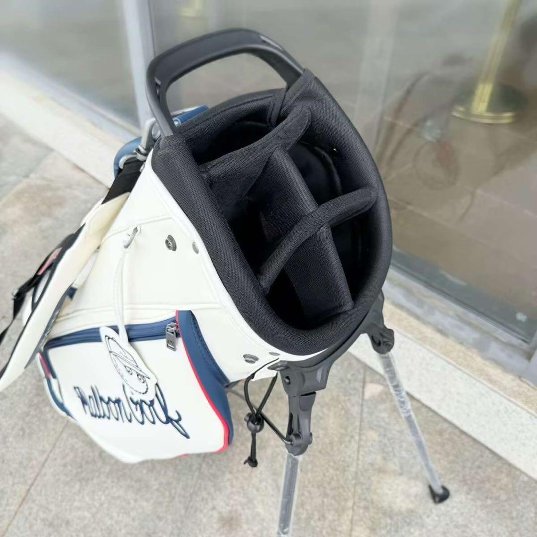 Malbon Golf スタンド付きゴルフバッグ マルボン キャディバッグ
