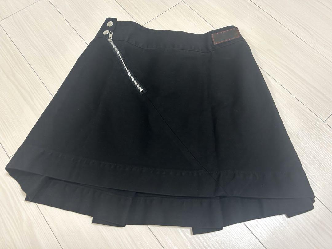 Vivienne Westwood RED LABEL 変形プリーツスカート　黒