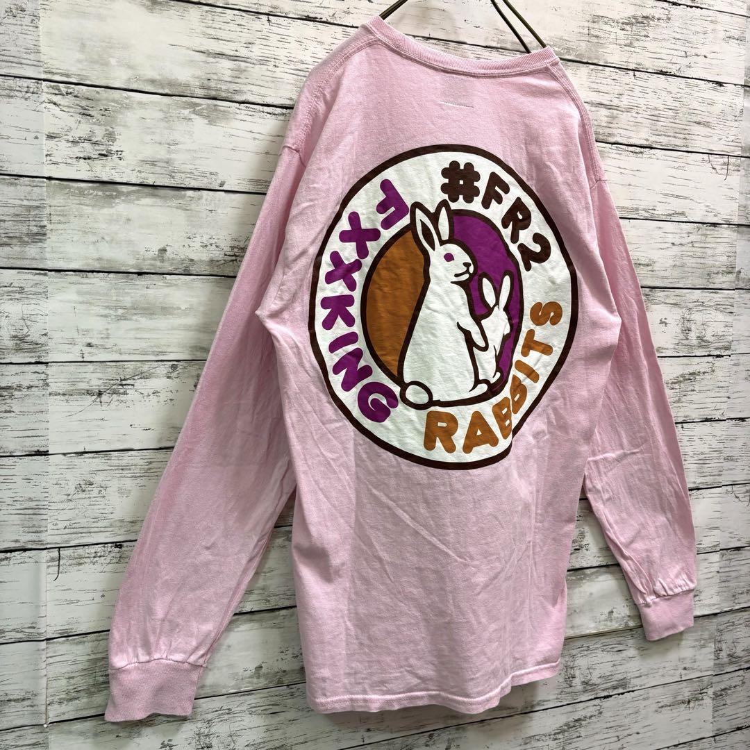 【大人気モデル】FR2 長袖Tシャツ ロンT FXXKING RABBITS 梅