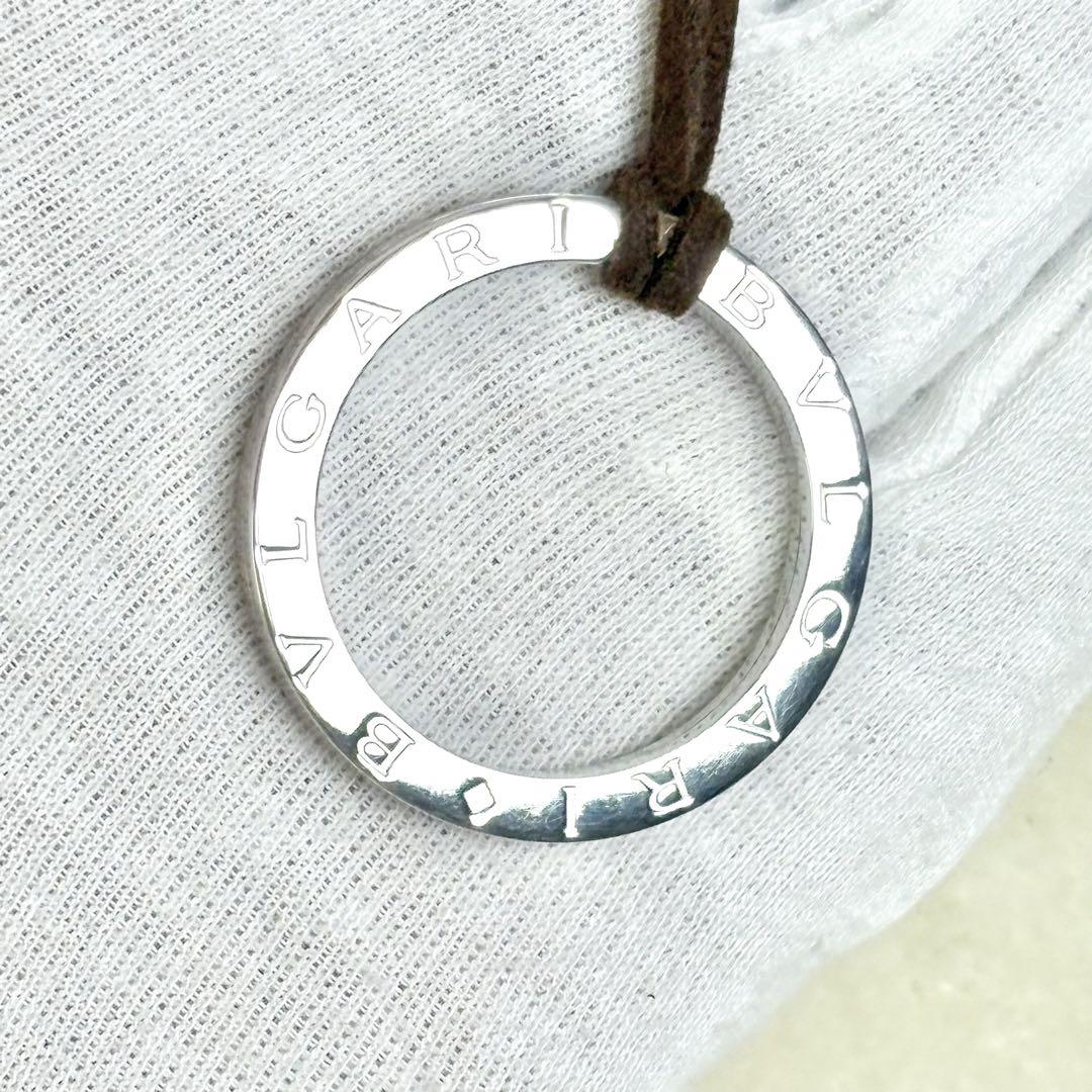 極美品】BVLGARI キーリング ネックレス キーホルダー SV925
