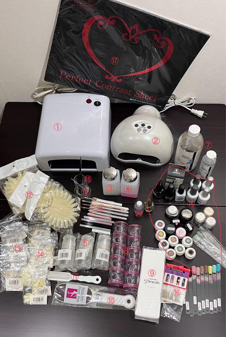 【匿名配送】ジェルネイルセット 中古