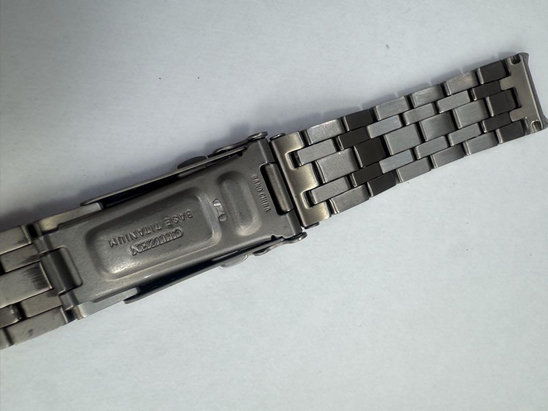CITIZEN Eco drive DUO用チタニウムブレスレット