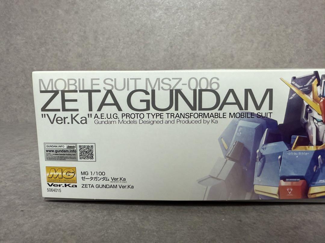 【未組立】プラモデル MG 1/100 ゼータガンダム Ver.Ka バンダイ