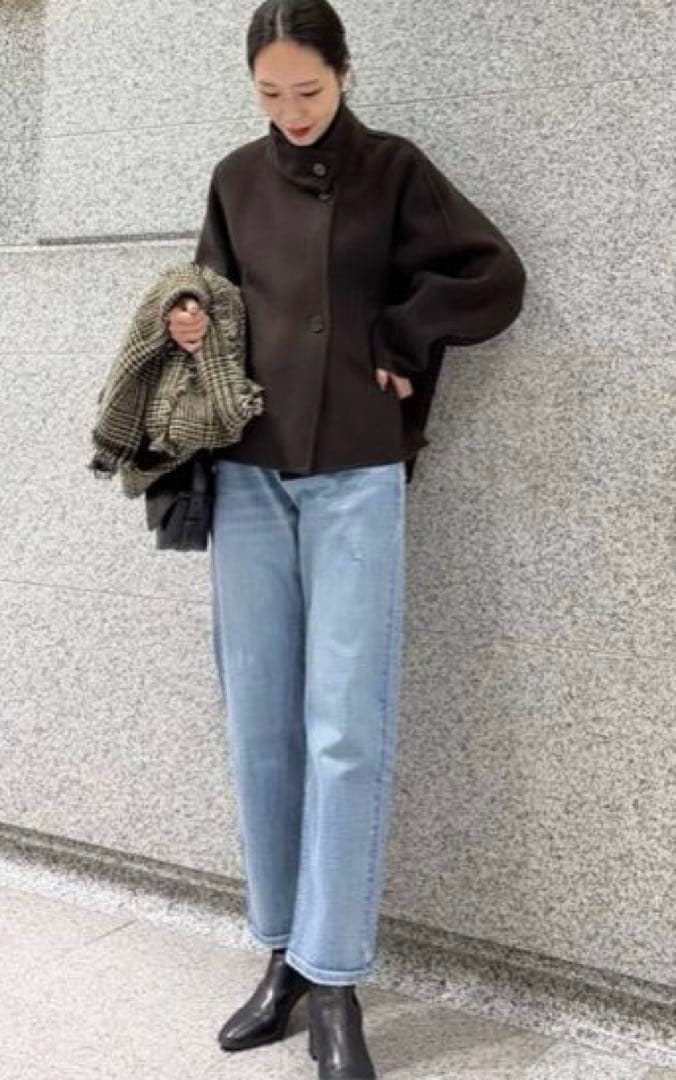 今期新作 LOUNIE デニムストレートパンツ 今期新作 LOUNIE デニムストレートパンツ