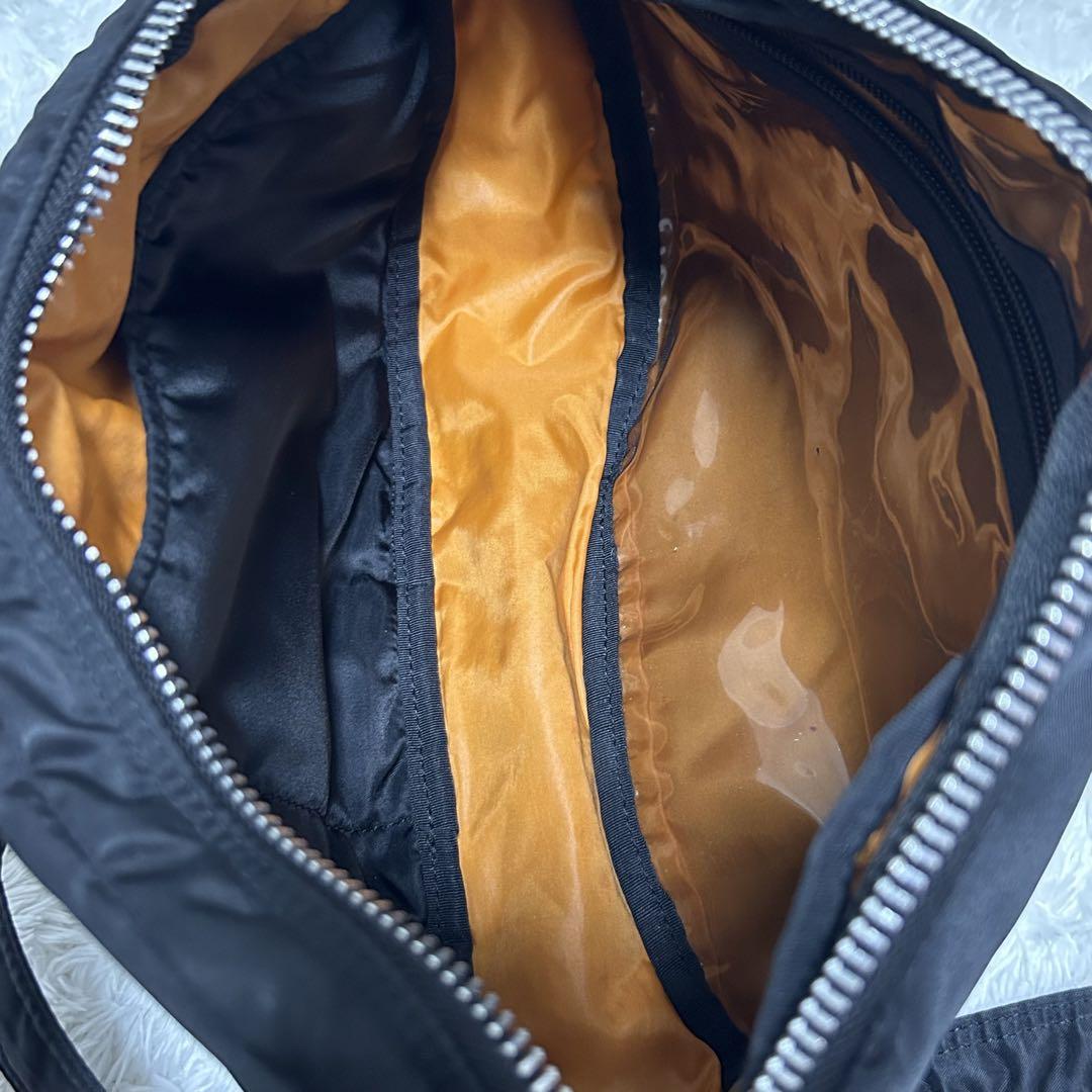 【美品】PORTER TANKER  ショルダーバッグ 半月型 ストラップ着脱