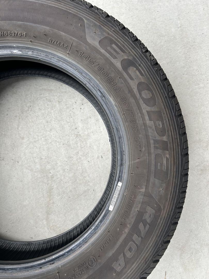 BRIDGESTONE ECOPIA R710 145/80R12 4本セット