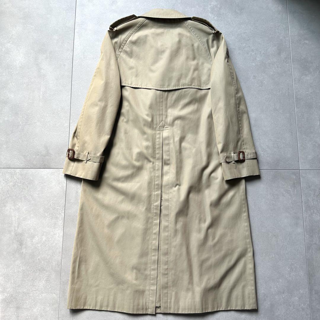 ♡ Burberry's ロング丈 ノバチェック ダブル トレンチコート 極美品 バーバリーズ トレンチコート ダブル ロング ノバ