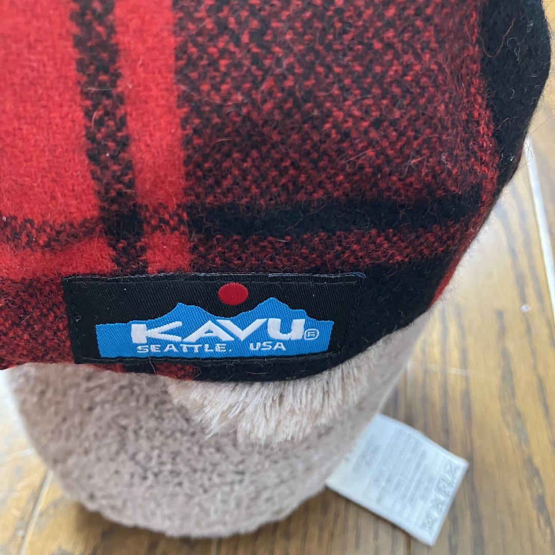 KAVUキャップ　CA4LAコラボ KAVU ca4la カブー × カシラ コラボ キャップ ネイビー フリー
