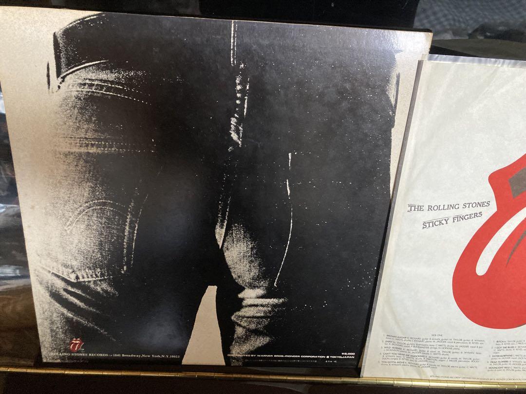 帯無国内盤初版The Rolling Stones Sticky Fingers
