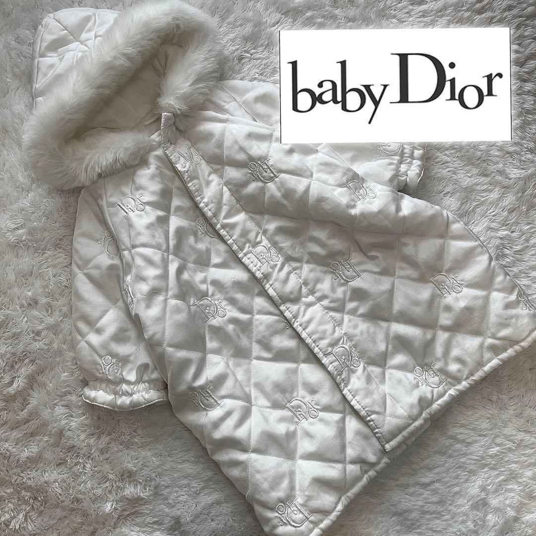 全商品オープニング価格 特別価格】 希少 baby Dior 刺繍入り 中綿