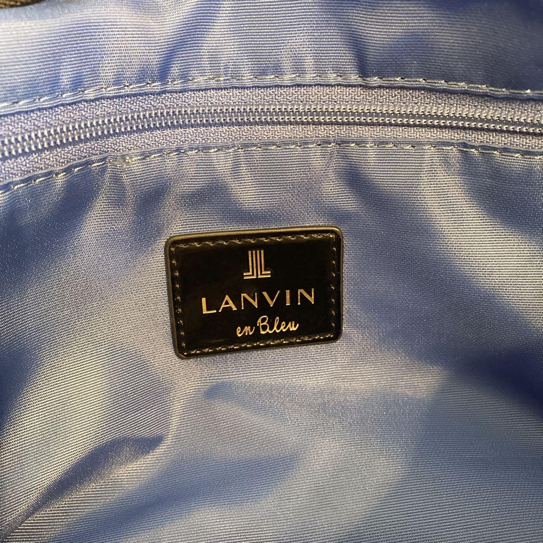 極美品✳️ ランバンLANVIN カレ ポーチ2wayショルダー付バッグ
