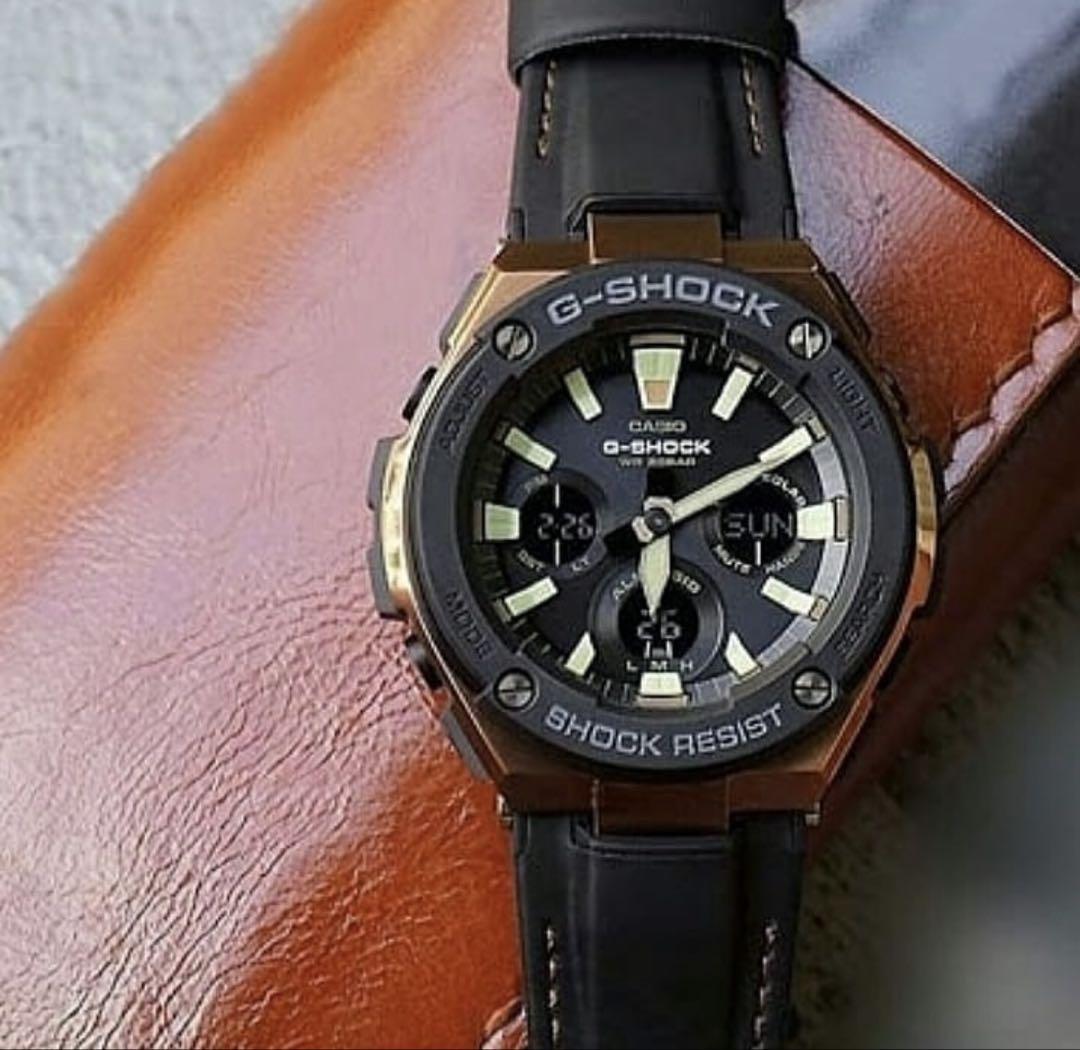 【極美品】CASIO G-SHOCK GST-W120L ブロンズ