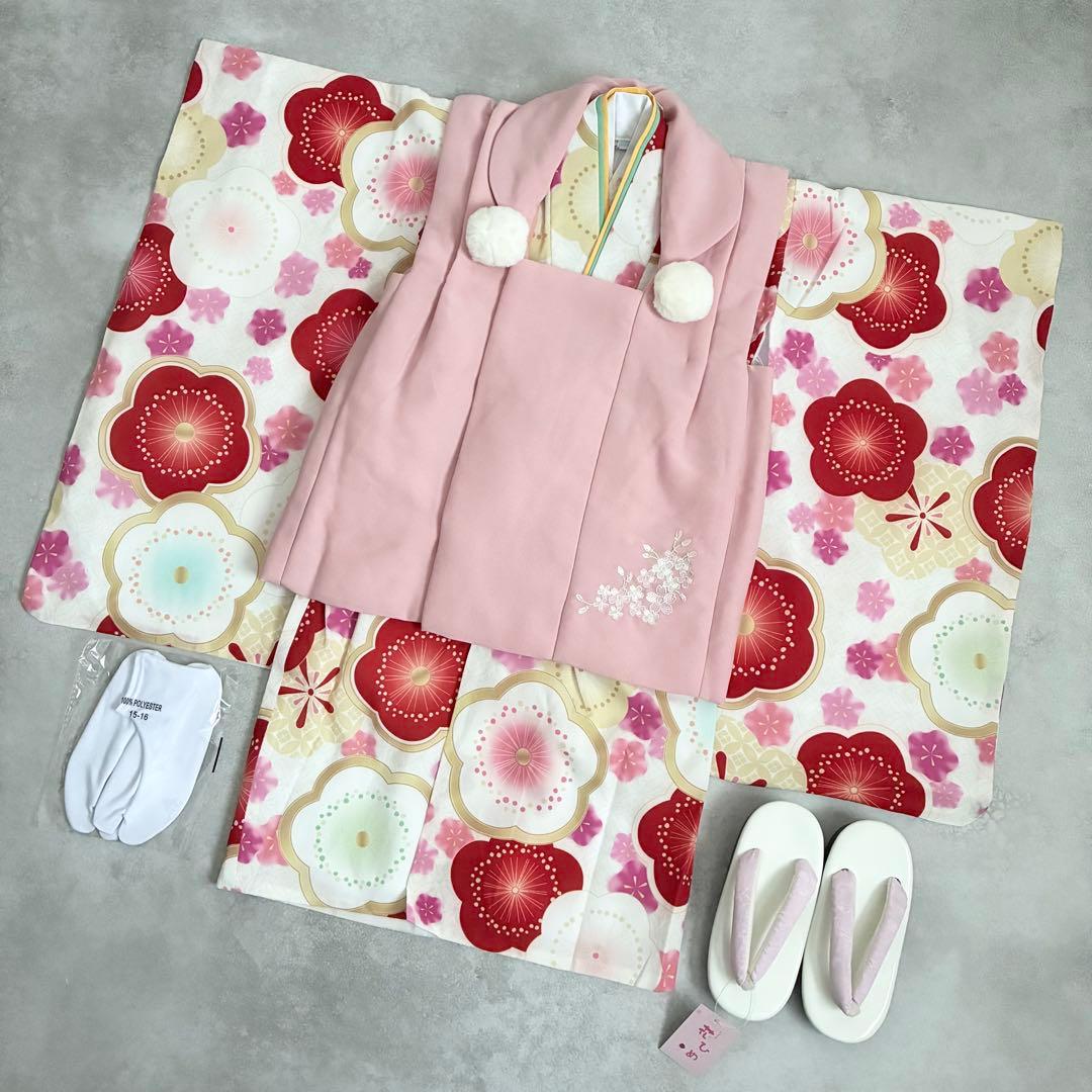 キャサリンコテージ被布セット 七五三 草履と足袋付き 3歳