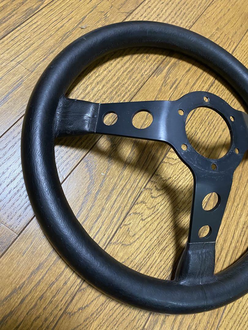 せんようmomo ディープコーン レザーステアリング 程度良好 希少