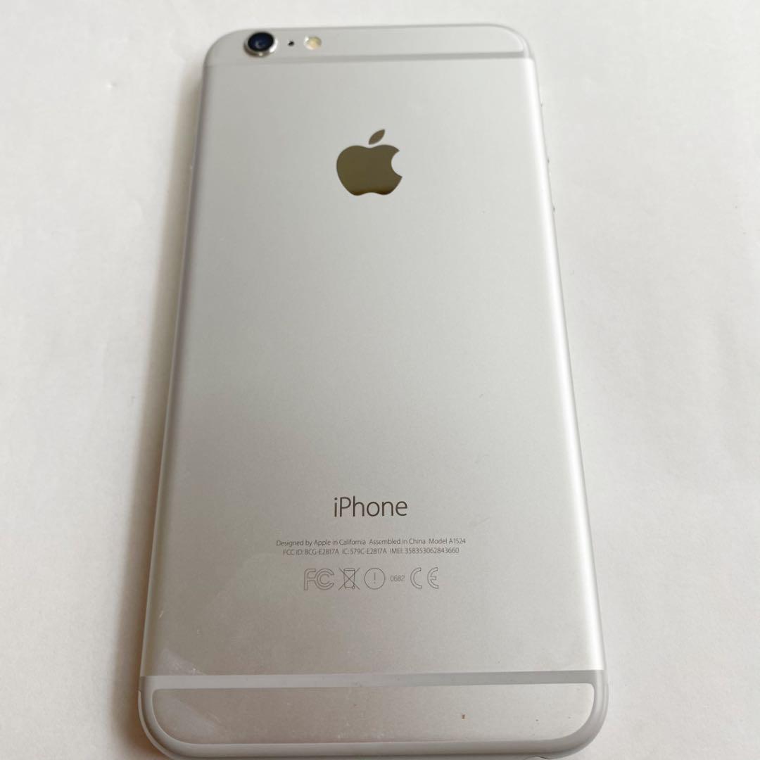 iPhone シルバー 128GB 画面操作不備あり m3sZo-m30120779977 6 Plus 国産安い
