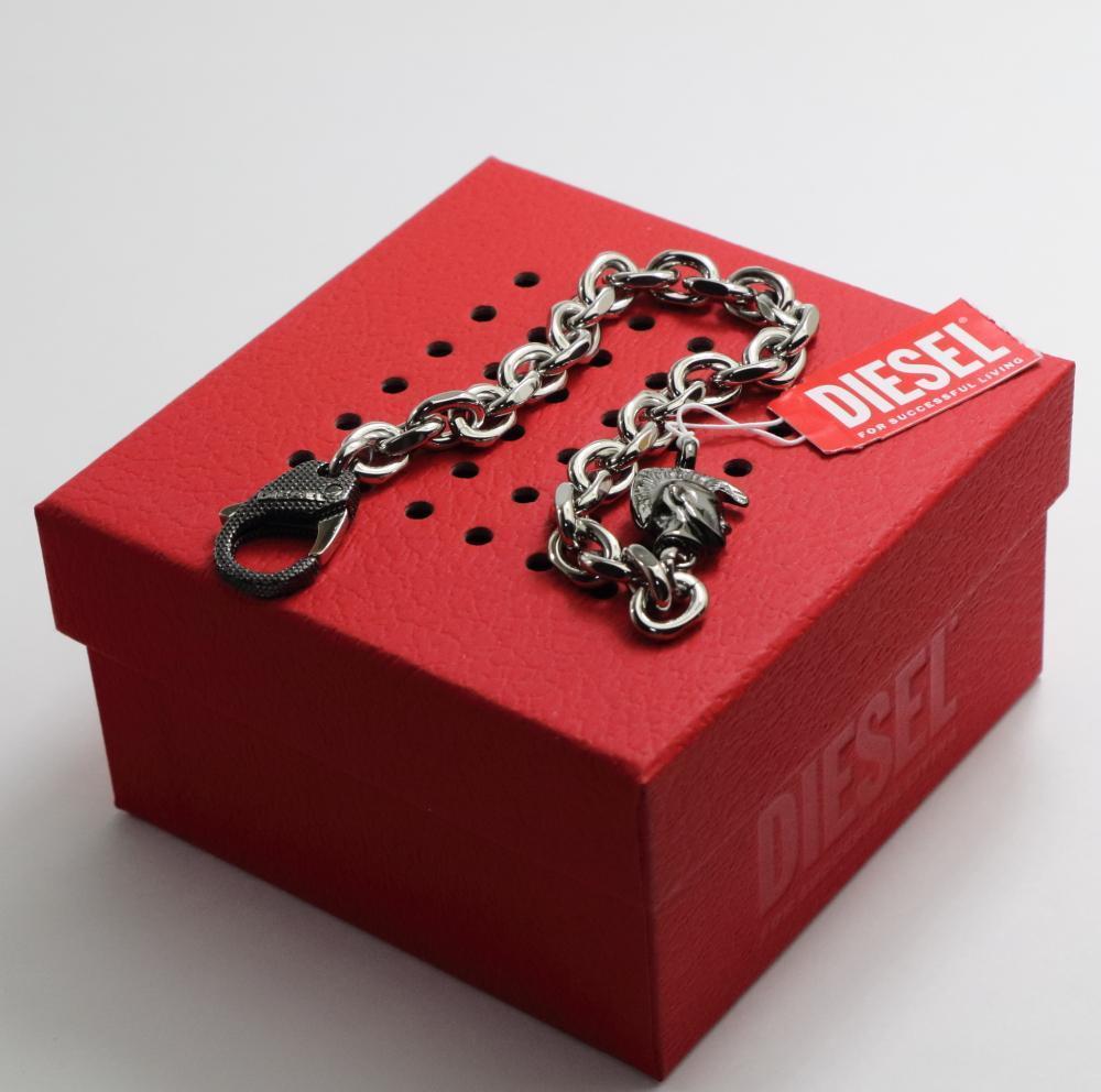極美品✨DIESEL スクエア チェーン ブレスレット ブレイブマン モヒカン Amazon.co.jp: [ディーゼル] DIESEL ブレイブマン モヒカン