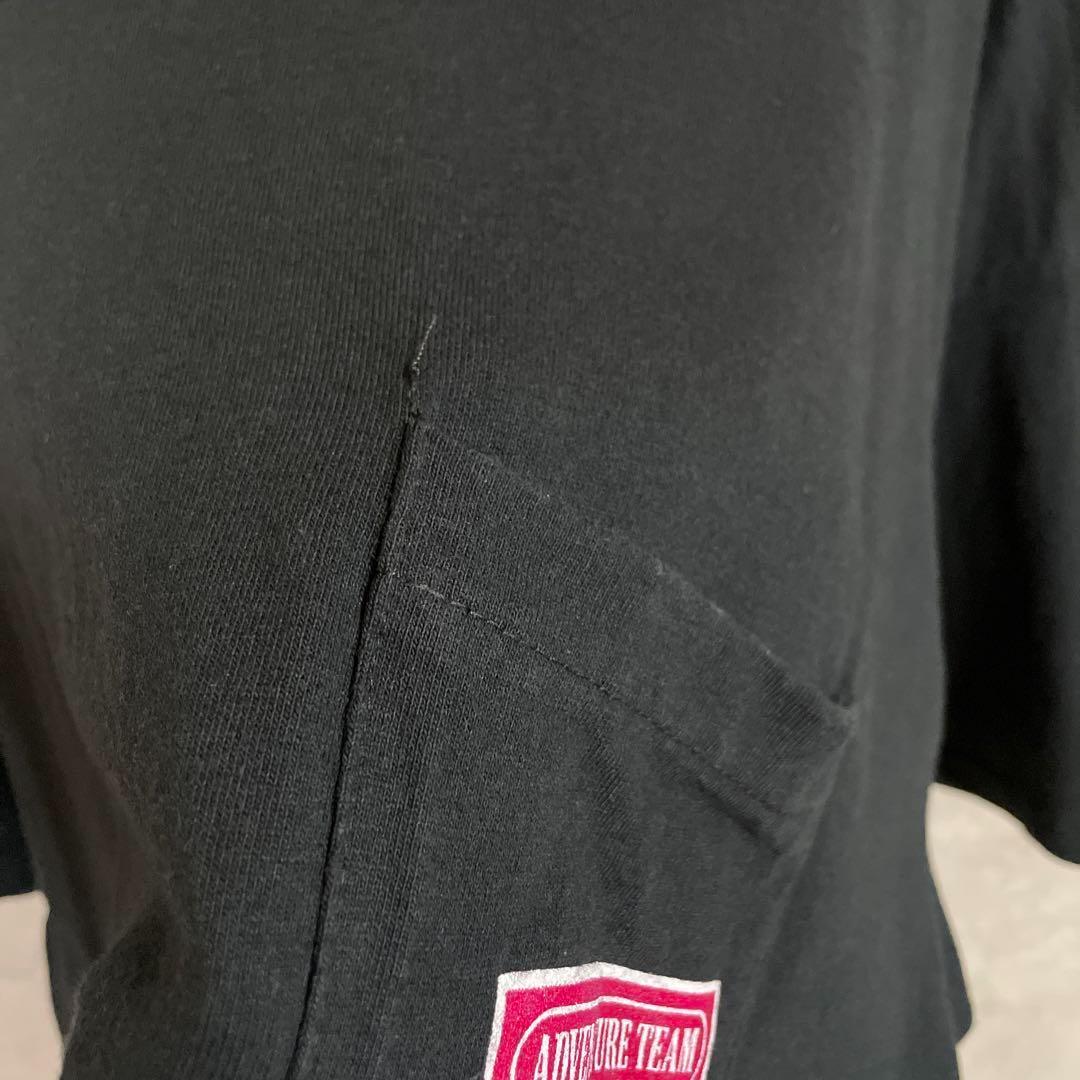 古着 90s マルボロ スネークパス 半袖 シャツ 銘柄 企業 ブラック ⑮