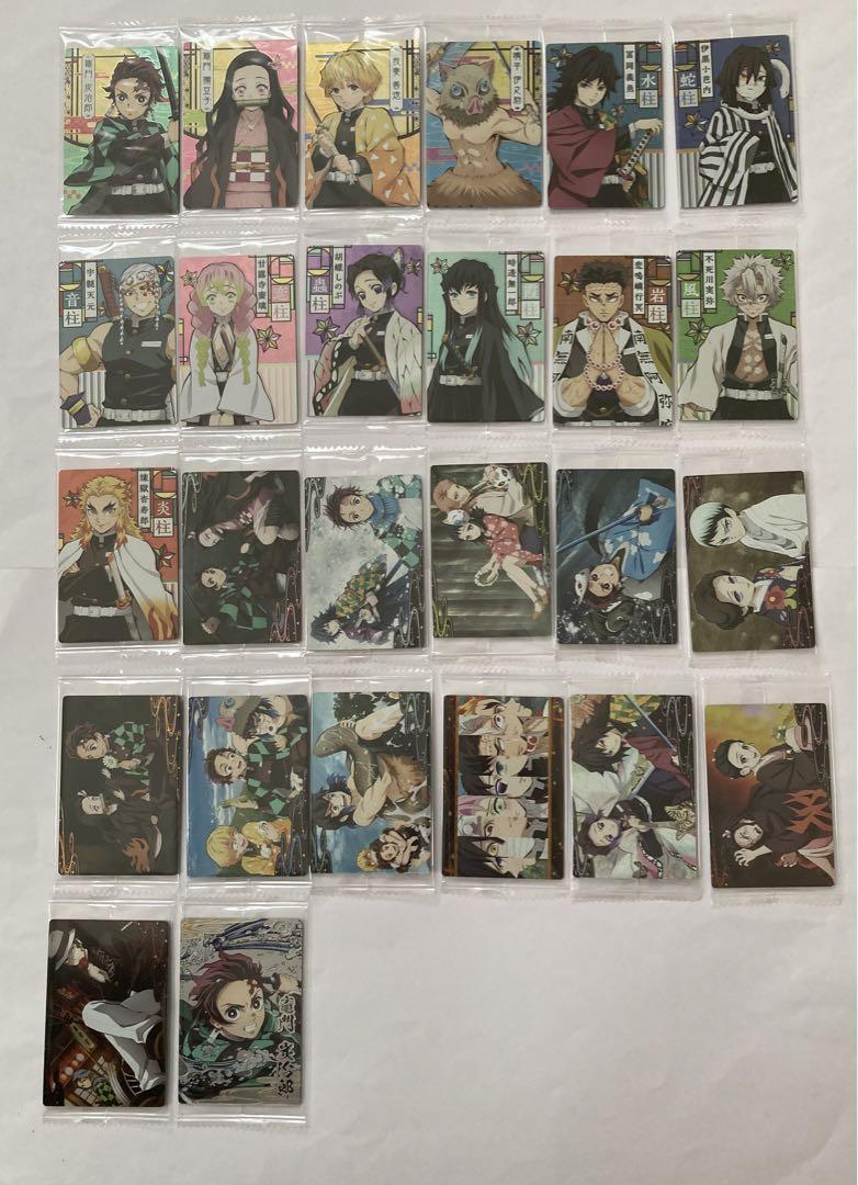 鬼滅の刃 ウエハース カード　 第1弾〜第6弾　フルコンプリート