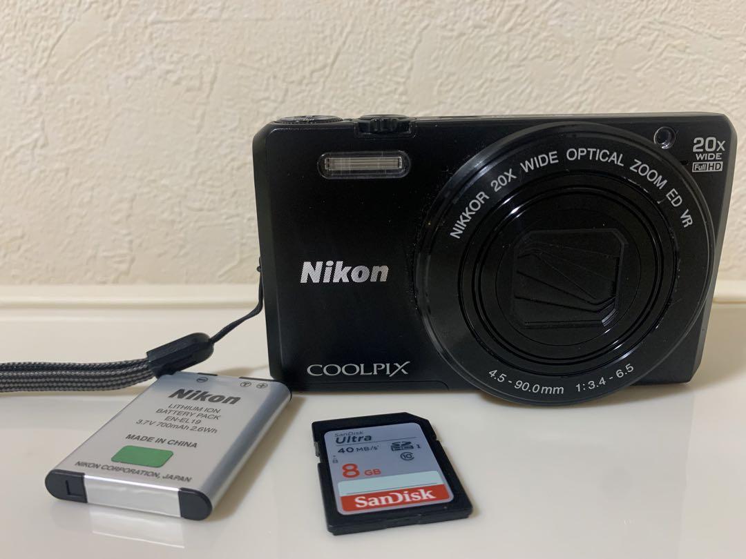 Nikon COOLPIX S7000 本体 + バッテリー + SDカード