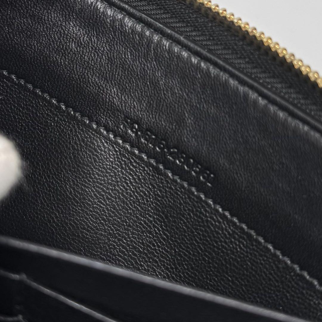 ✨超美品✨ブルガリ ビーゼロワン 長財布 ラウンドジップ 黒 ゴールド金具