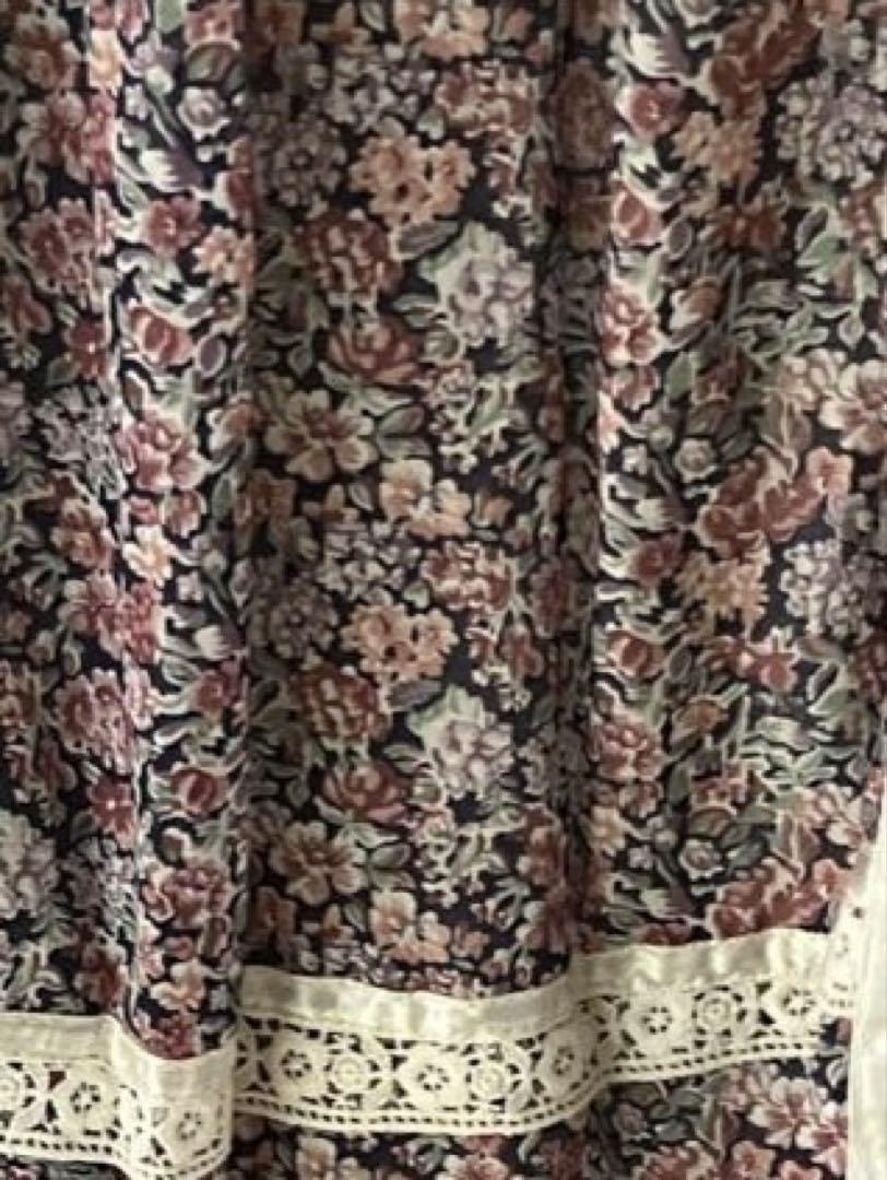 [70’s ]GUNNE SAX ガニーサックス アンティークドレス 小花柄