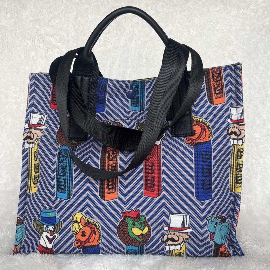 美品✨イアパピヨネ ペッツコラボバッグ 2way キャンバス