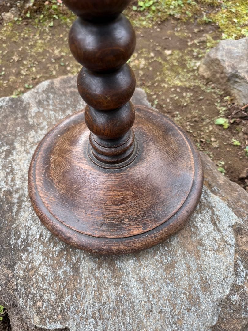 木製灰皿スタンド 昭和レトロ 木製灰皿スタンド 昭和レトロ