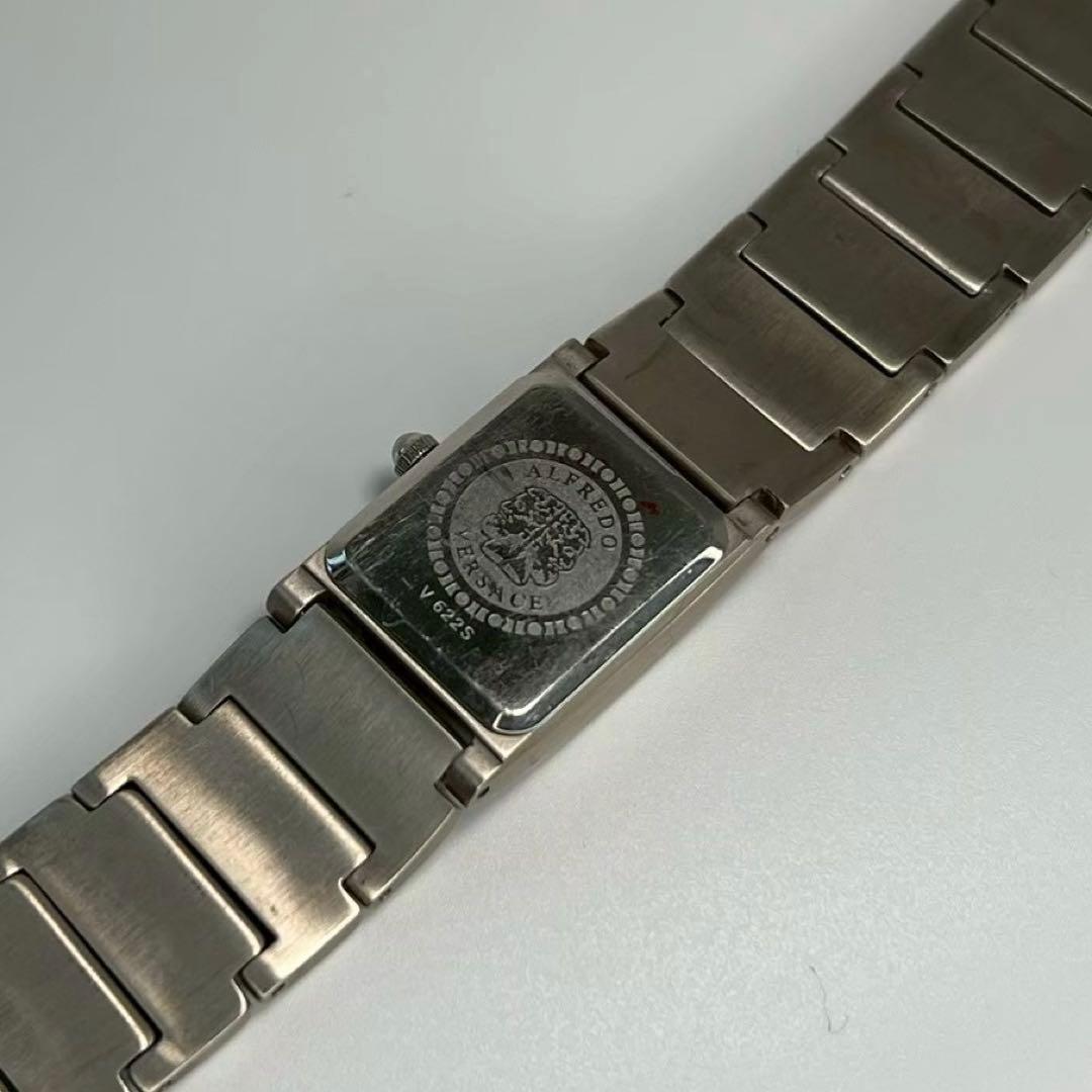 ALFREDO VERSACE ヴェルサーチ ブレス型クォーツ腕時計 電池交換済