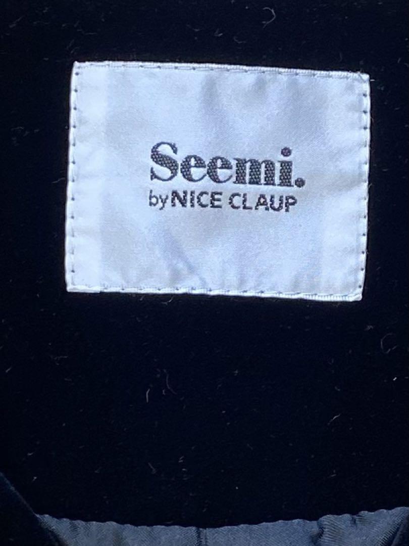 Seemi. byNICECLAUP ベロアハートジャケット - メルカリ