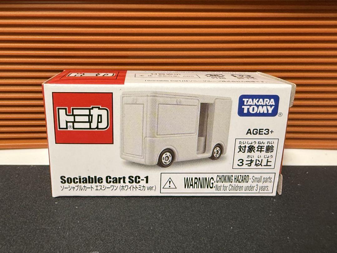 人気満点 トミカ Sociable Cart SC-1 ホワイト - メルカリ ミニカー