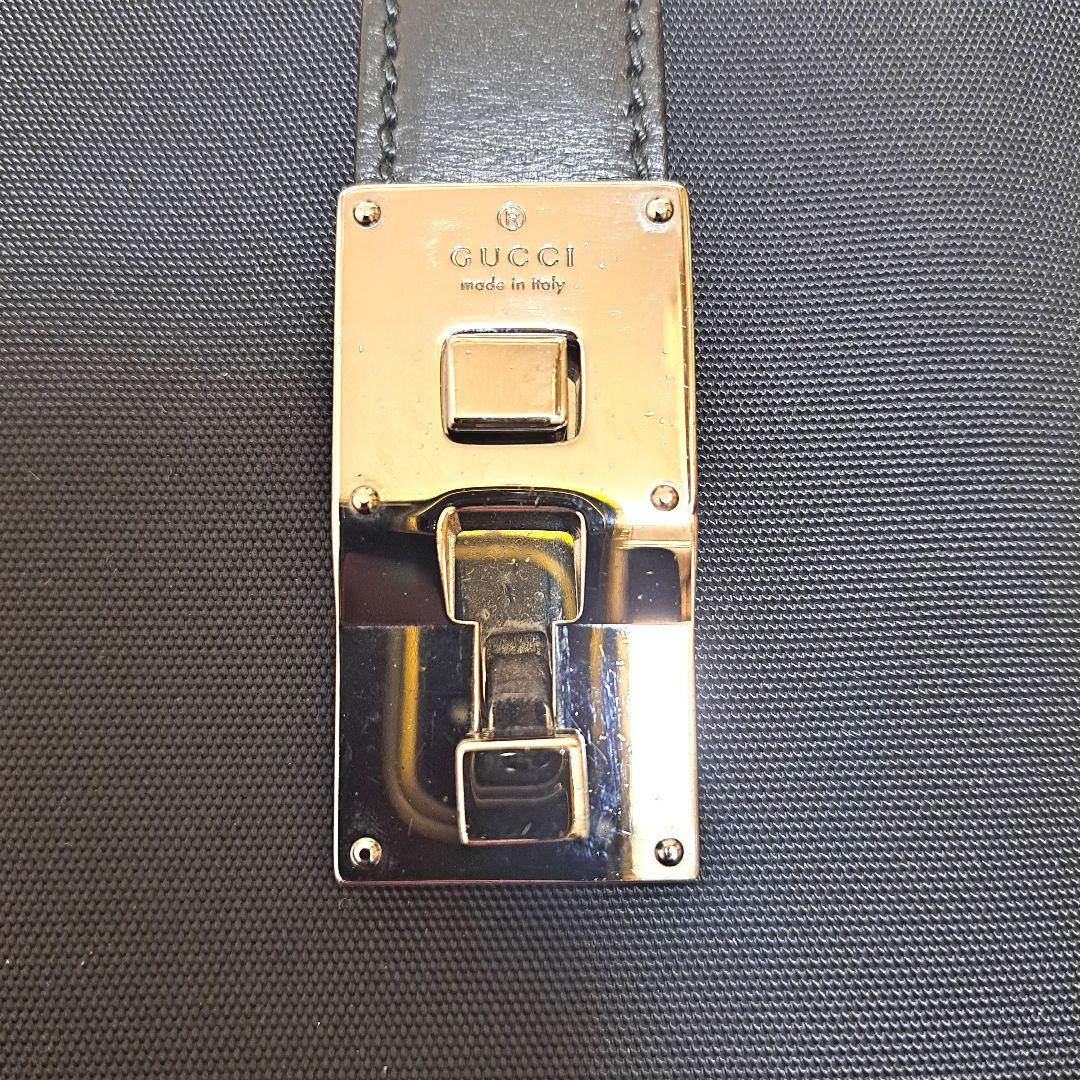 GUCCI　グッチ　ナイロンレザー　ブリーフケース　ビジネスバッグ　メンズバッグ