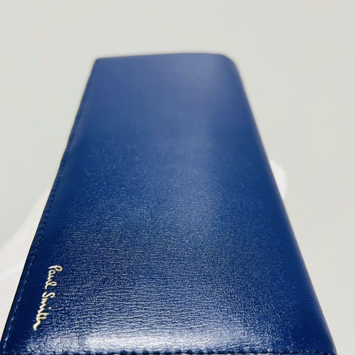 在庫あ通販 美品 ポールスミス シティエンボス マルチストライプ 長財布 ネイビー 6185 vTEdF-m30135553708 人気定番2022