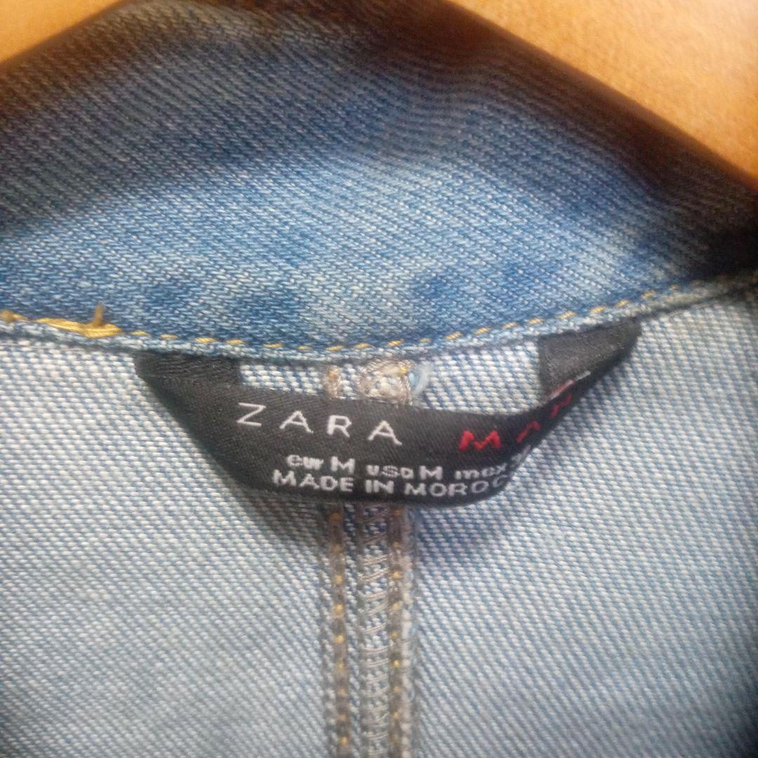 ZARA ライトブルー デニムジャケット M - メルカリ