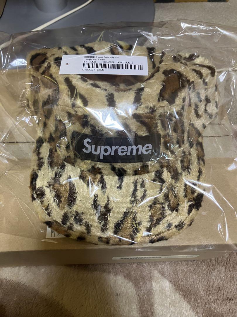 supreme GOODENOUGH CAMP CAP Leopard 新品