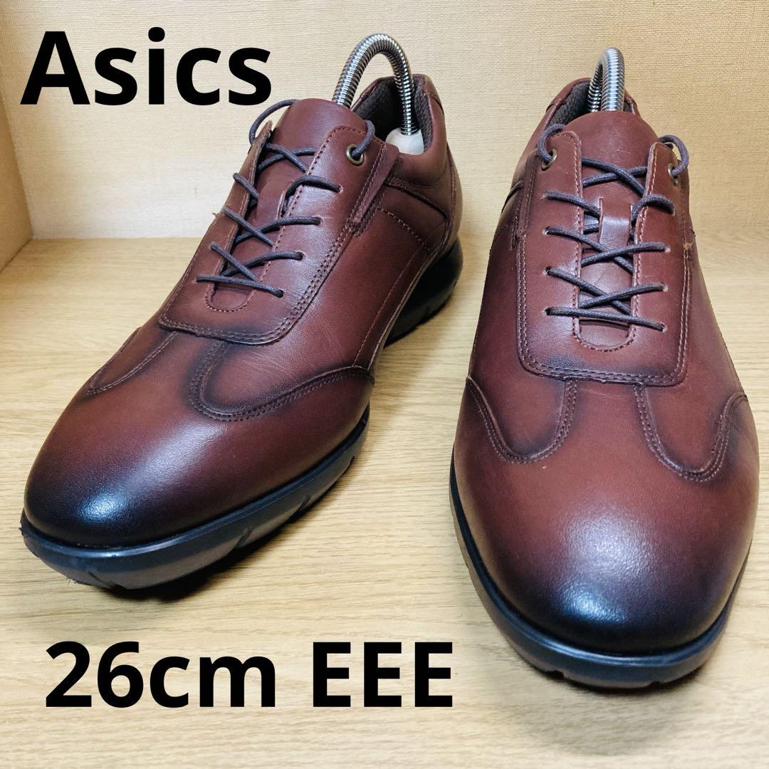 美品　Asics Texcy Luxe 26cm TU-7776　革靴