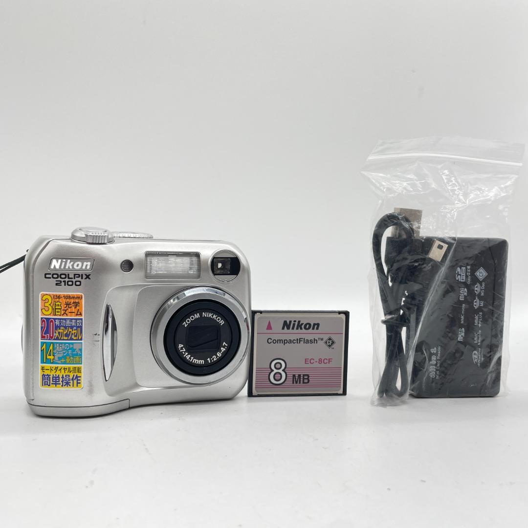 Nikon coolpix 2100【動作品・CFC付・転送特典無料あり】