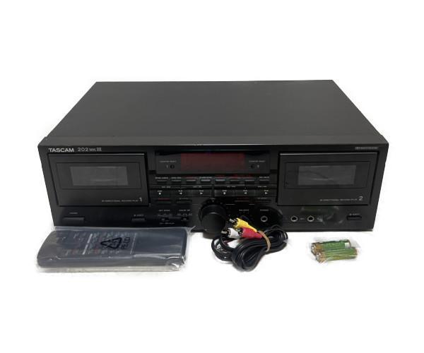 完動品 美品 TASCAM 202MKⅢ(202MK3) カセットデッキ