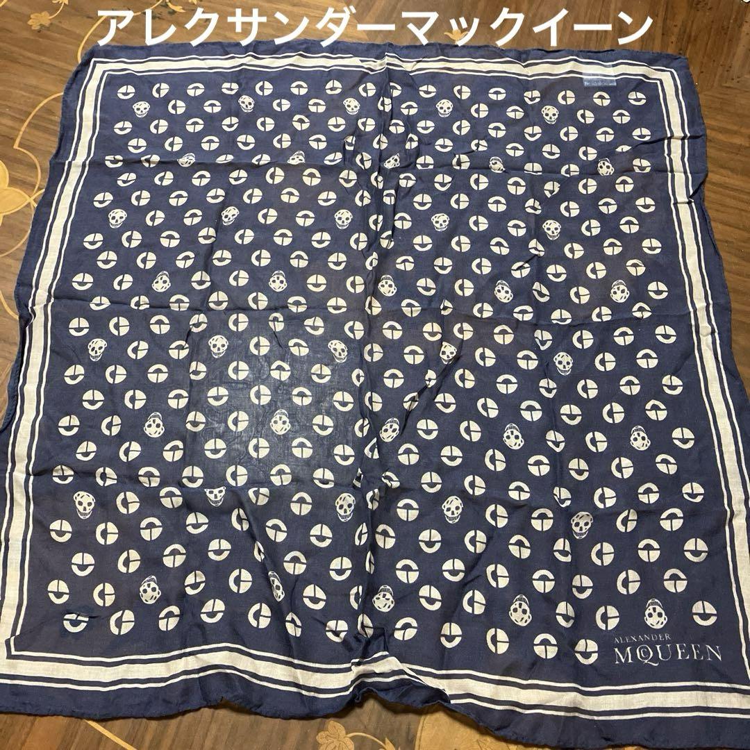 Alexander McQUEEN スカル ストール スカーフ - メルカリ