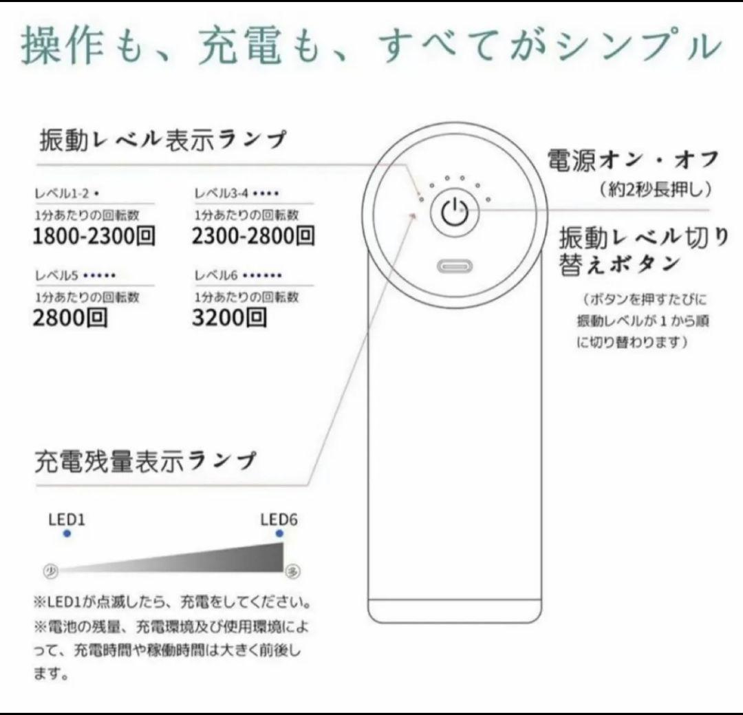 AM12 ★強力小型★マッサージガン ハンドヘルド電動ボディマッサー[ewb]