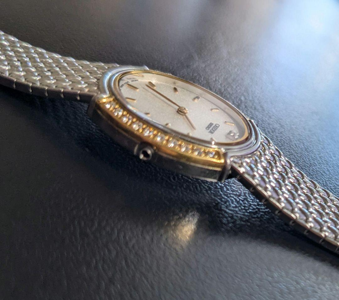 SEIKO Credor クレドール 5A70-3000 K18 ダイヤベゼル
