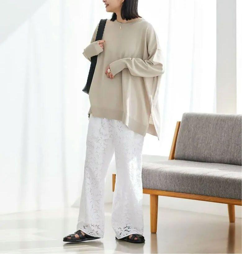 新品 半額♪ JOURNAL STANDARD アイスコットンワイドプルオーバー