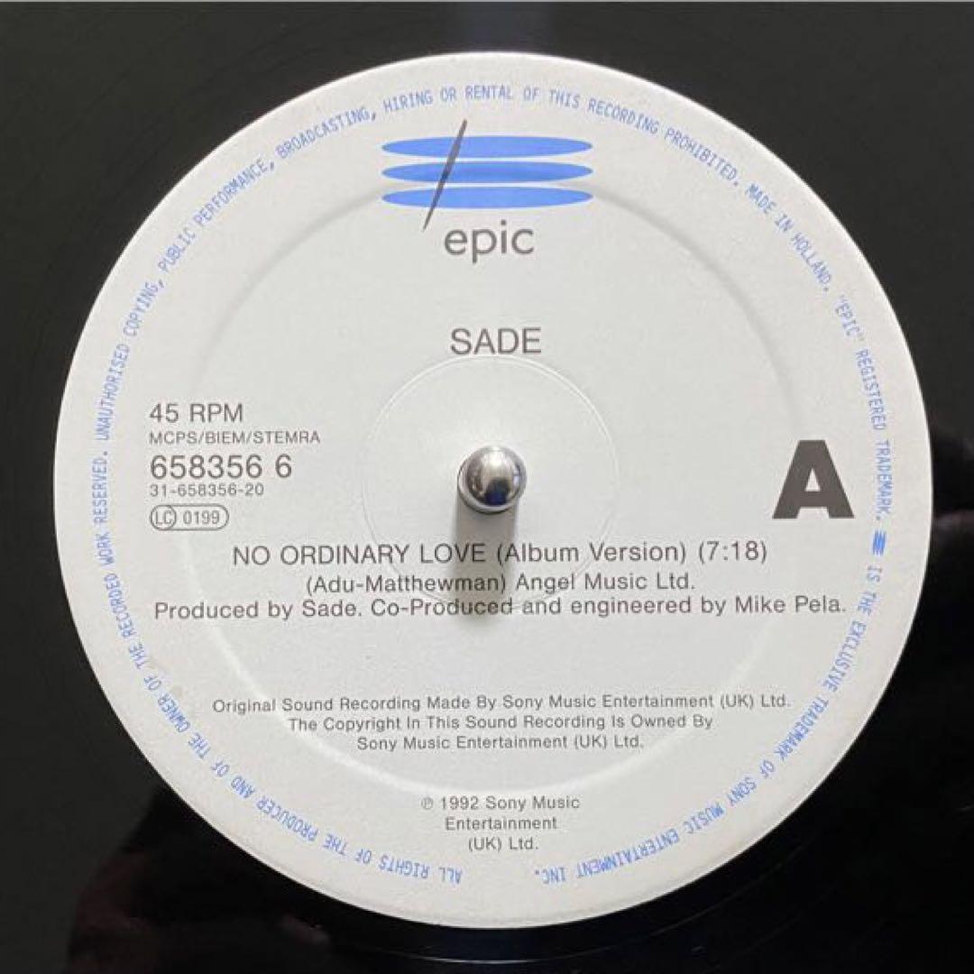 12” Sade - No Ordinary Love