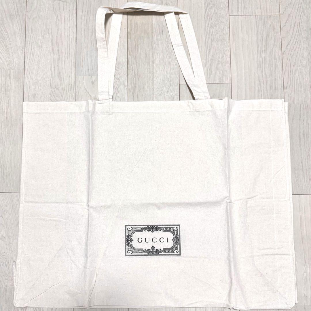 GUCCI グッチ トートバッグ エコバッグ ロゴ 旅行 生成 ベージュ